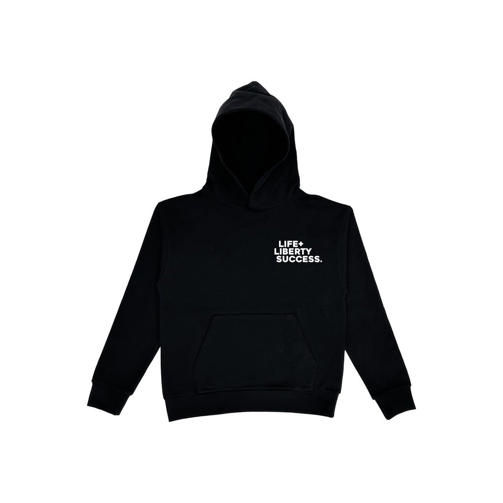 Mental Wealth Hoody (Black + White)
