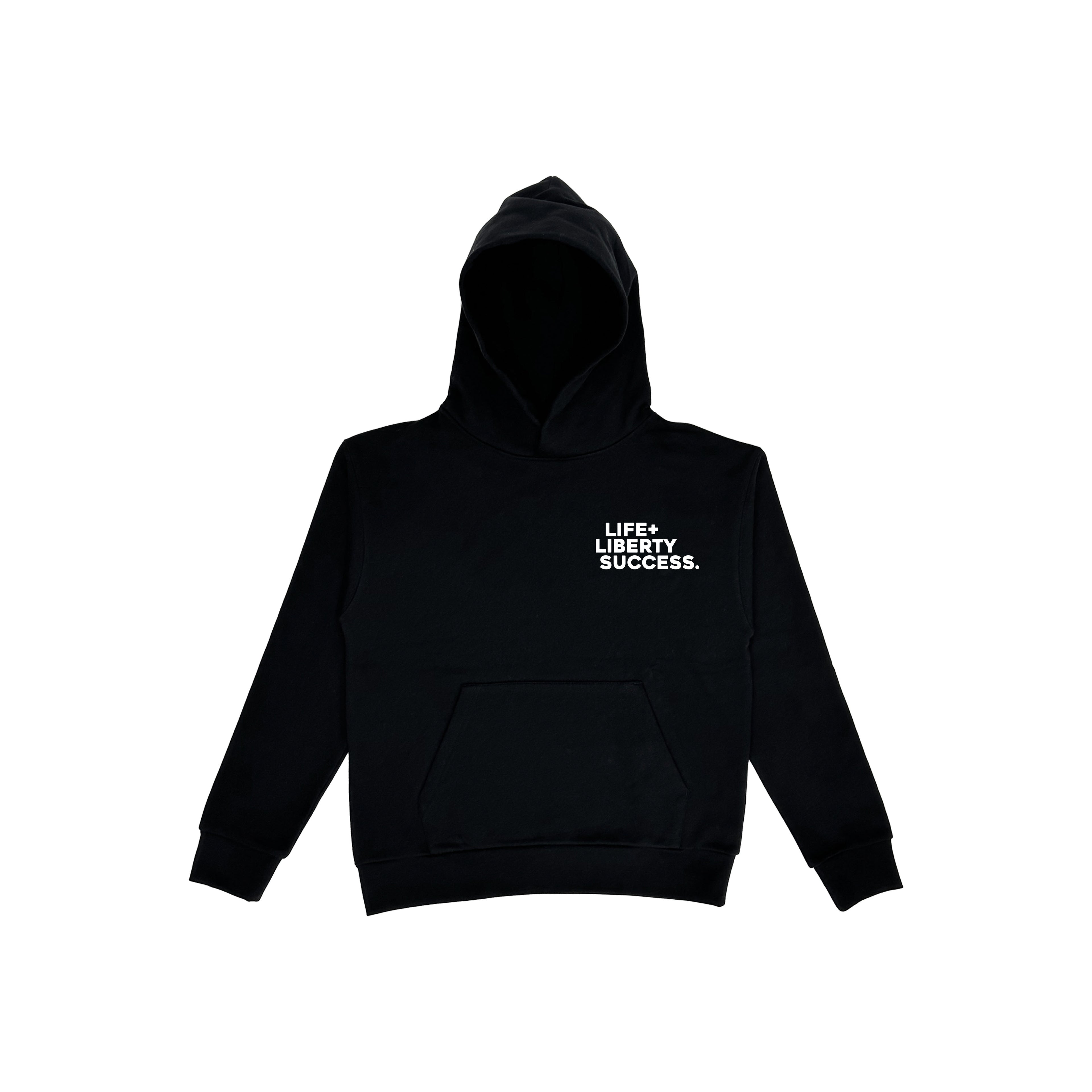 Mental Wealth Hoody (Black + White)