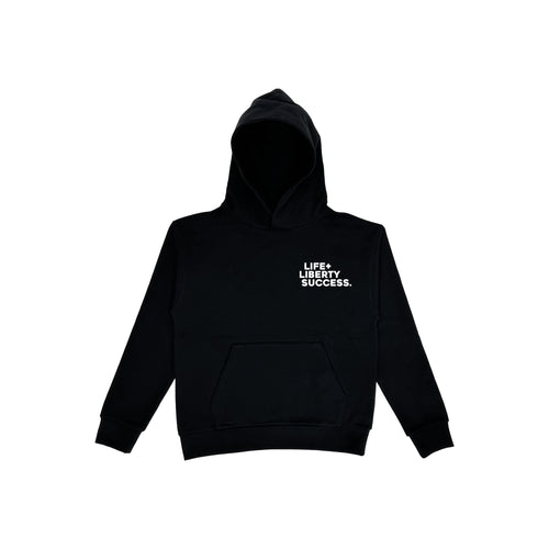Mental Wealth Hoody (Black + White)