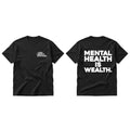 Mental Wealth Tee (Black + White)